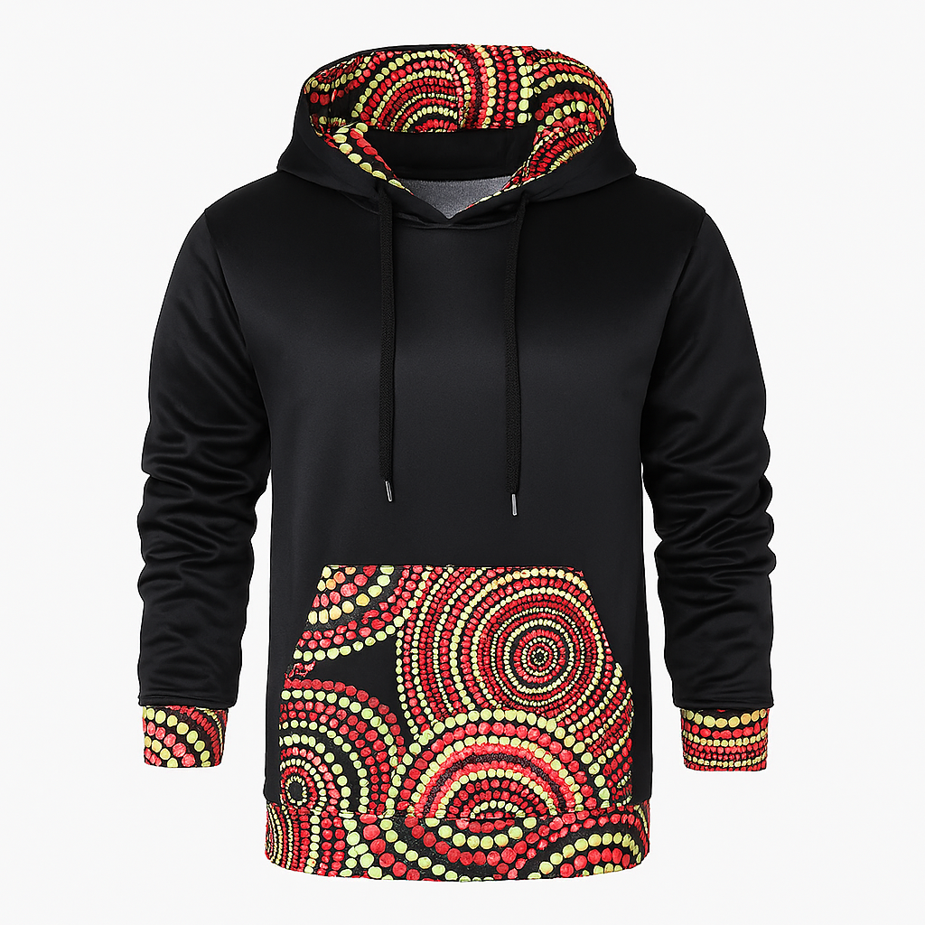Art-Inspired Pullover Hoodie