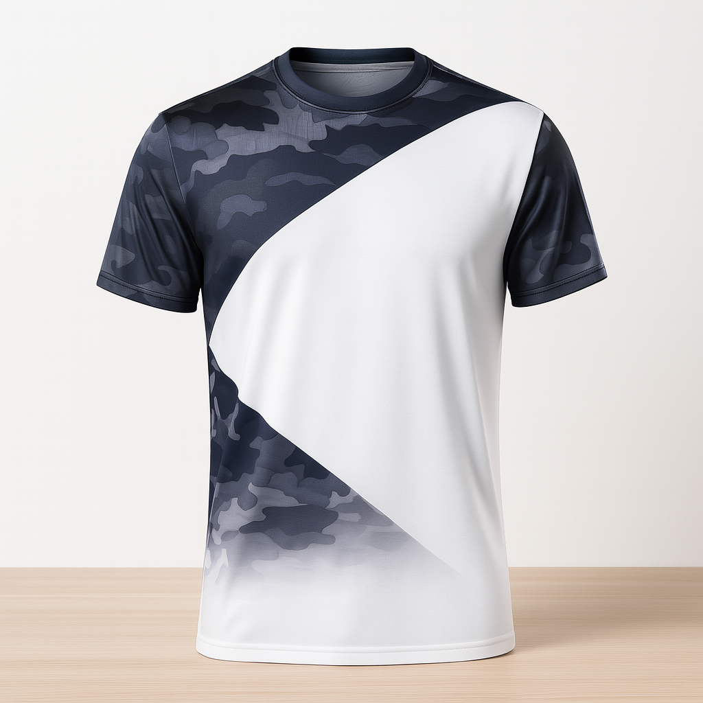 Men’s Camo-Contrast Performance T-Shirt
