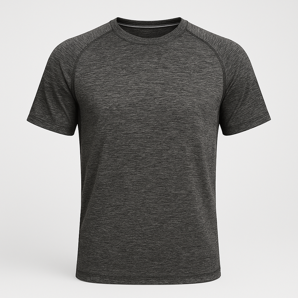 Men’s Heathered Charcoal Active T-Shirt